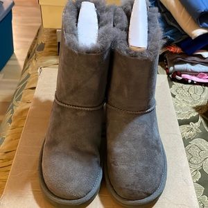 Ugg Girl's Bailey Bow Grey